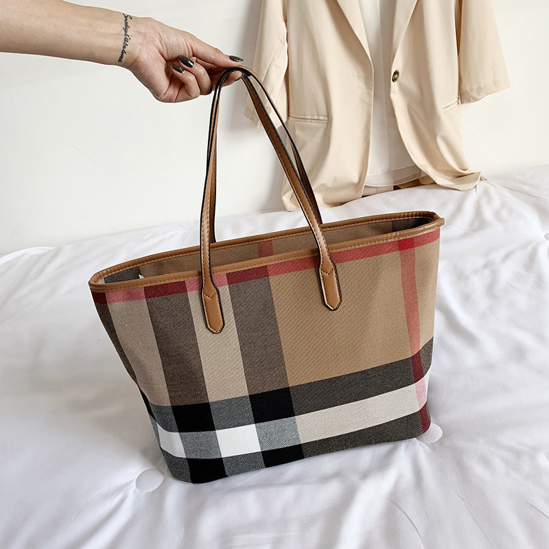 Classic Plaid Tote
